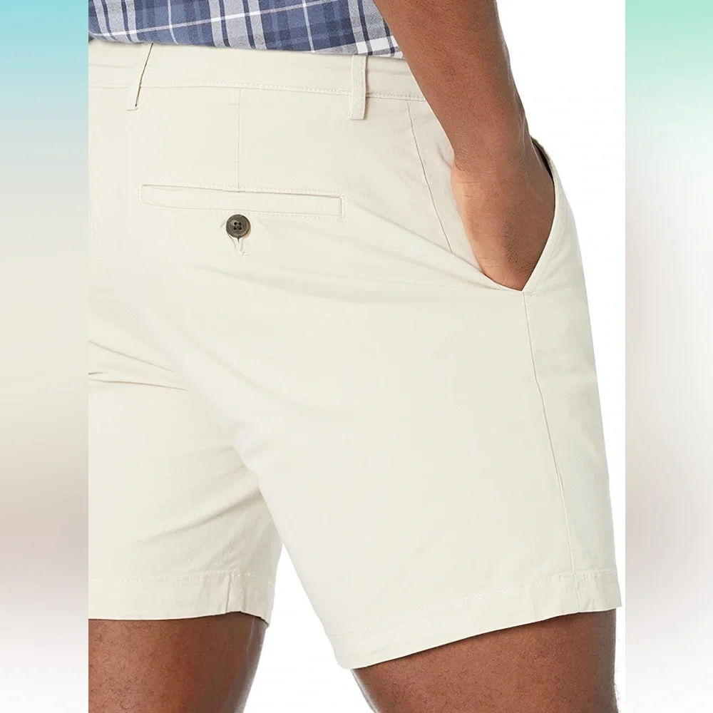NWT Goodthreads Slim-Fit 7" Flat-Front Comfort Stretch Chino Short - Picture 3 of 6